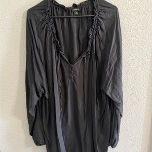 Torrid Black Tunic Top